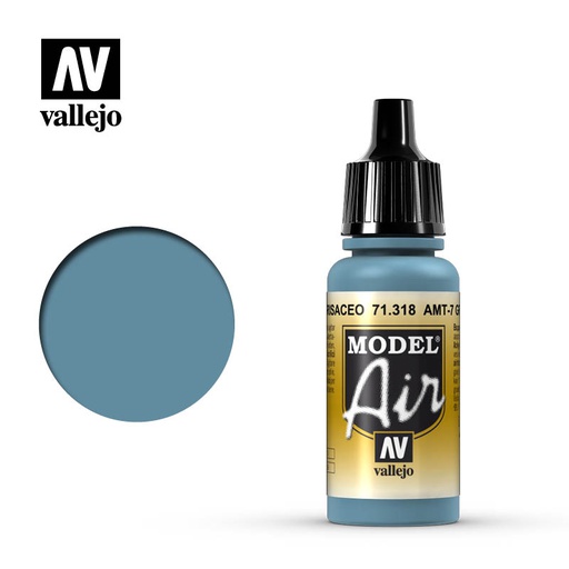 [ VAL71318 ] Vallejo Model Air AMT-7 Greyish Blue 17ml