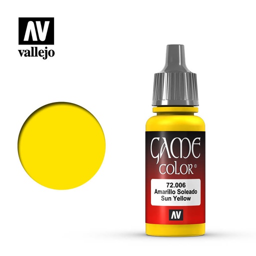 [ VAL72006 ] Vallejo Game Color Sun Yellow 17ml