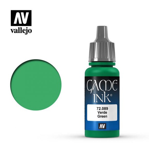 [ VAL72089 ] Vallejo Game Color Green Ink 17ml