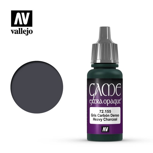 [ VAL72155 ] Vallejo Game Color Heavy Charcoal 18ml