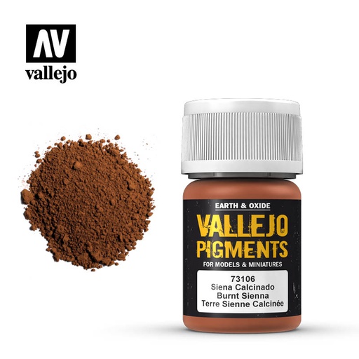 [ VAL73106 ] Vallejo Pigments Burnt Sienna