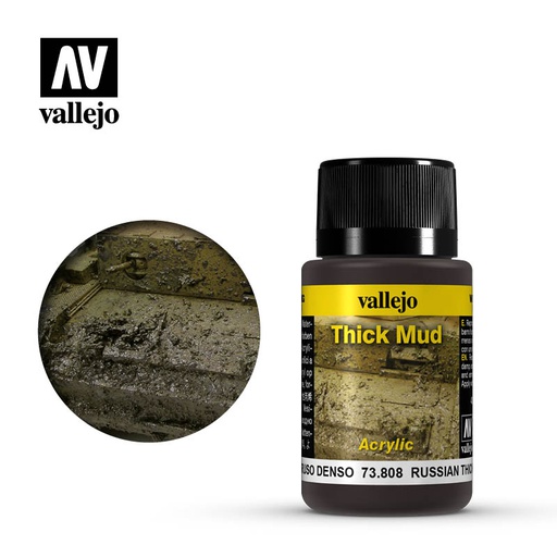 [ VAL73808 ] Vallejo Weathering Effects Russian Thick Mud