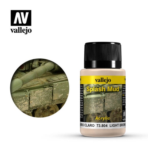 [ VAL73804 ] Vallejo Weathering Effects Light Brown Splash Mud
