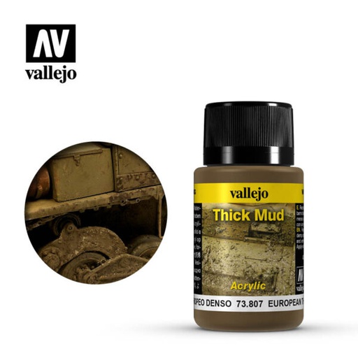[ VAL73807 ] Vallejo Weathering Effects European Thick Mud
