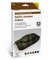 [ VAL78413 ] Vallejo AFV NATO Armour Colors (6)