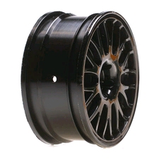 [ VTR43002 ]  VaterraWheel FF/RR 54x26mm Mesh TC Black (2) 