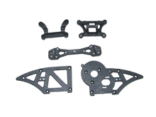 [ YEL12006 ] chassis side plates b+ shock towers