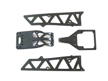 [ YEL12002 ] chassis side plates a+motor guard+servo cover 