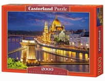 [ CASTOR200405 ] Castorland puzzle budapest view at dusk 2000 stukjes