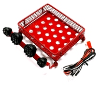 [ INC25006RED ] 1/10 scale metal luggage tray with 4leds 