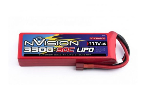 [ KNVO1812 ] lipo batterij 11.1v 3300 30C deans