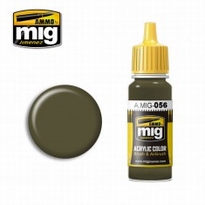 [ MIG0056 ] MIG Acrylic Color Green Khaki (RLM 83) 17ml