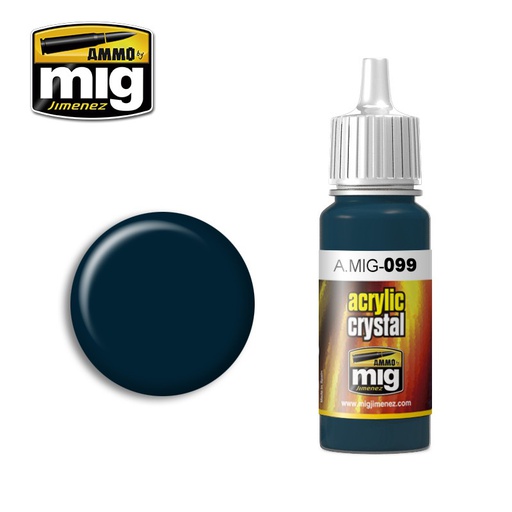 [ MIG0099 ] MIG Acrylic Crystal Black Blue Tail Light Off 17ml