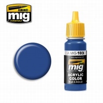 [ MIG0103 ] MIG Acrylic Color Medium Blue 17ml