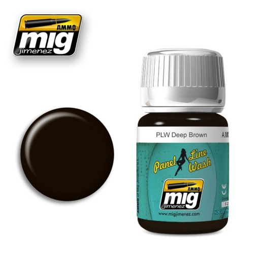 [ MIG1618 ] Mig Panel Line Wash Deep Brown 35ml