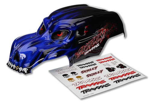 [ TRX-3633X ] Traxxas body skully blue-TRX3633X