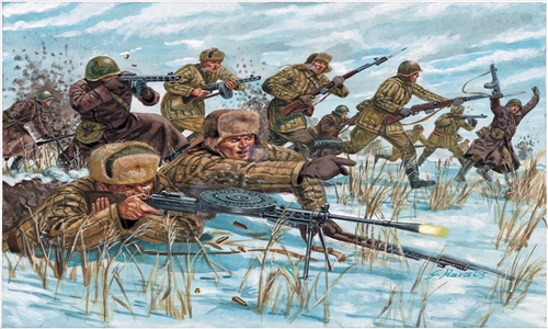 [ ITA-6069S ] Italeri Russian Infantry (Winter Uniform) 1/72