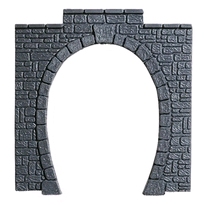 [ NO60010 ] Noch Tunnel-Portal Kunststoff, 1-gleisig, 11 x 11 cm 