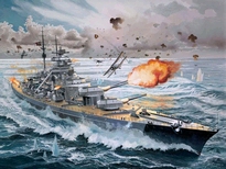 [ RE05040 ] Revell Battleship Bismarck 1/350