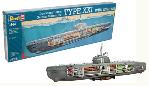 [ RE05078 ] Revell U-boot typ xx  1/144