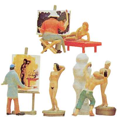 [ PRE10106 ] Preiser kunstschilder-beeldhouwer-model HO