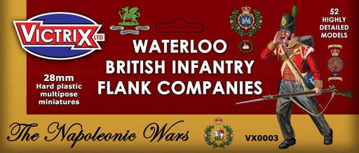 [ VICTRIXVX0003 ] Waterloo british infantry flank companies