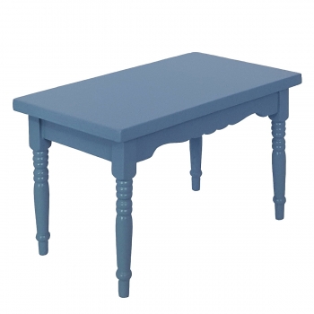 [ MM41450 ] keukentafel gebouwd blauw