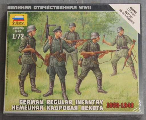 [ ZVE6178 ] Zvezda German regular infantry 1939-43 1/72