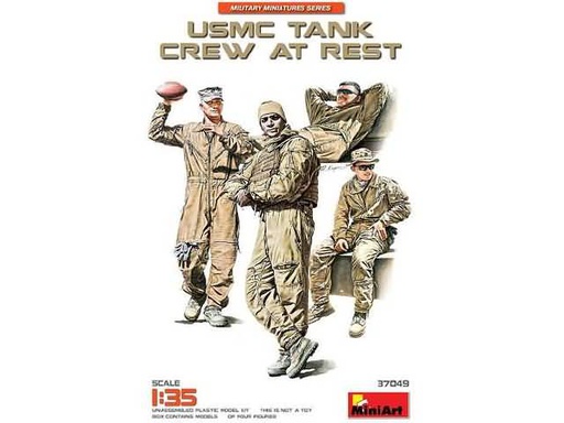 [ MINIART37049 ] Miniart USMC Tank crew at rest 1/35