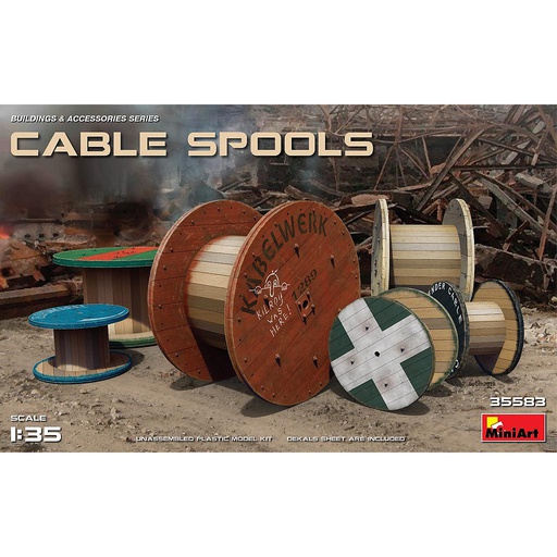 [ MINIART35583 ] MINIART Cable spools  1/35