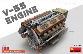 [ MINIART37025 ] V-55 engine 1/35