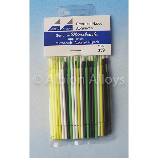 [ FF359 ] Flex-i-file Microbrushes  assorted 40 pcs