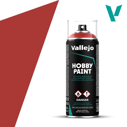 [ VAL28016 ] Vallejo Scarlet Red 400ml. spray