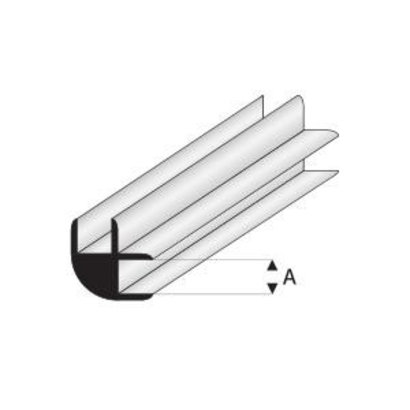 [ RA449-54 ] Raboesch PLASTIC L CONNECTOR 3.0 mm 1 meter