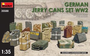 [ MINIART35588 ] German Jerry Cans Set WW2 1/35