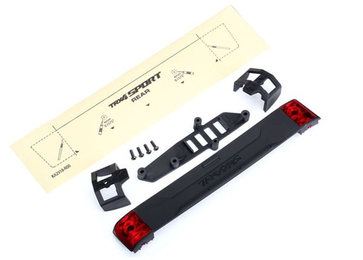 [ TRX-8117 ] Traxxas Tailgate panel / tail light lens (2) left &amp; right / mounting hardware - TRX8117