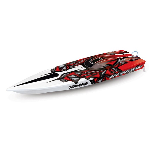 [ TRX-57076-4R ] Traxxas spartan TSM, Red-TRX57076-4R