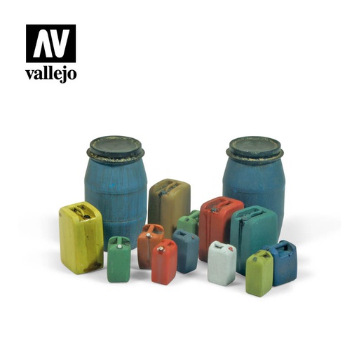 [ VALSC211 ] Vallejo SC211 Assorted Modern Plastic Drums #2