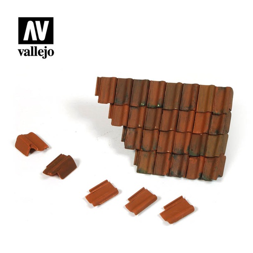 [ VALSC230 ] Vallejo SC230 Damaged Roof Section and Tiles
