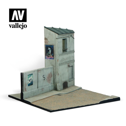 [ VALSC108 ] Vallejo French street 24x23x21cm  1/35