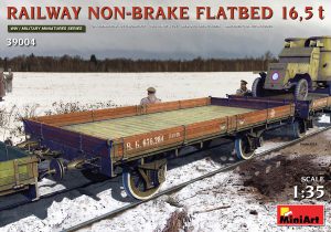 [ MINIART39004 ] Miniart Railway Non-Brake Flatbed 16,5t 1/35