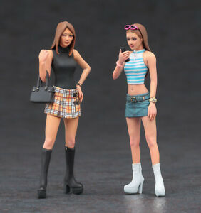 [ HAS29102 ] Hasegawa 90's platform boots girls figures 2pcs  1/24