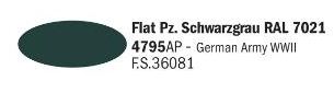 [ ITA-4795AP ] Italeri flat pz. schwarzgrau RAL7021 20ml