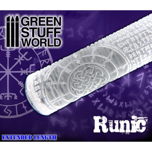 [ GSW1222 ] Green stuff world Runic rolling pin