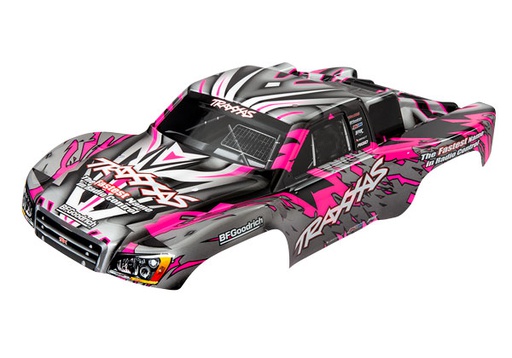 [ TRX-5847 ] Traxxas slash 4x4, pink (painted, decals applied)