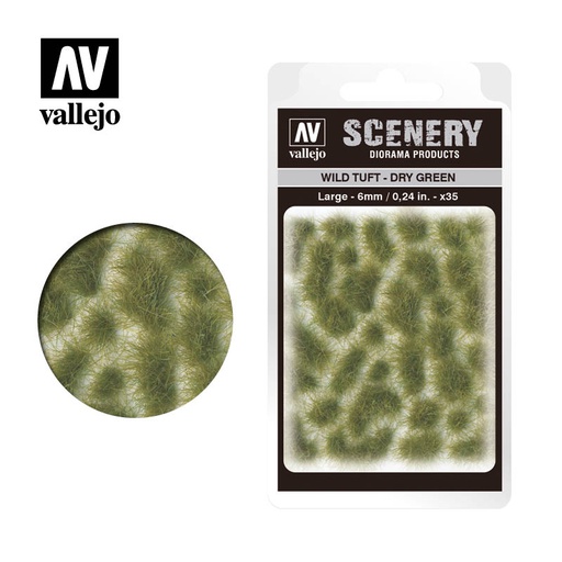 [ VALSC415 ] Vallejo Wild Tuft - Dry Green 6 mm.