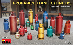 [ MINIART35619 ] Propane/Butaan cylinders 1/35 