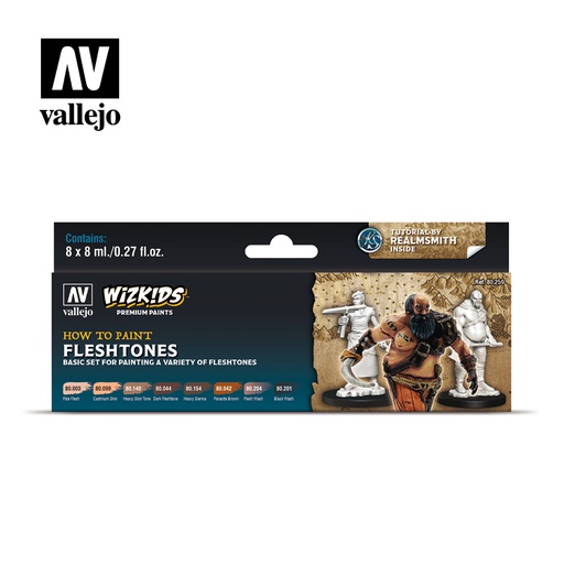 [ VAL80259 ] Vallejo wizkids how to paint fleshtones
