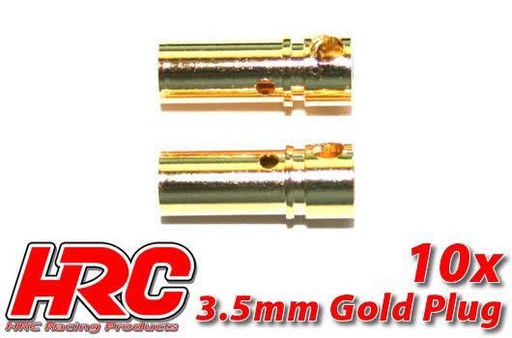 [ HRC9003F ] Gold connector female 3.5mm 10pcs