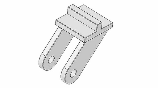 [ MPX703458 ] Horn &quot;Twin&quot; and Pushrod Connector (2st)